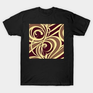 Art Nouveau floral pattern, model 20 T-Shirt